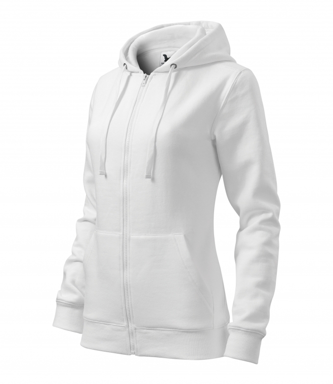 Bluza damska z kapturem Trendy zipper 411