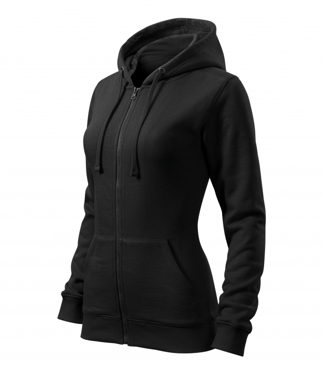 Bluza damska z kapturem Trendy zipper 411