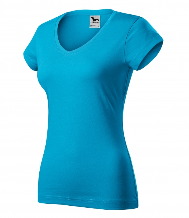 T-shirt damski Fit v-neck 162