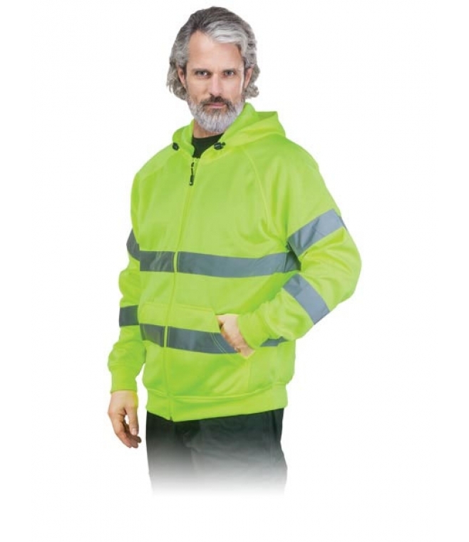 Bluza odblaskowa z kapturem Amsel-ds