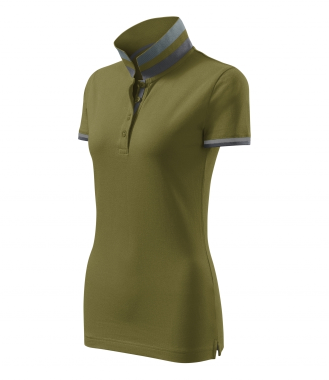 Polo damska bawełniana Collar up 257